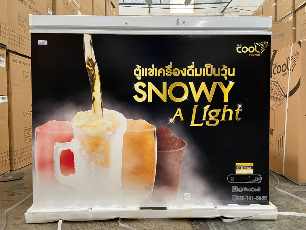ตู้แช่เครื่องดื่มวุ้น THE COOL รุ่น SNOWY ALIGHT300 ความจุ 96 ขวด 10 คิว สีดำ_3